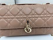 Fortok Dior My Dior Mini Bag Rose des Vents 21 x 11.5 x 4.5cm  - 5