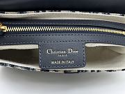 Fortok Dior Saddle bag Oblique Dark Black 24 x 20 x 7cm - 4