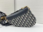 Fortok Dior Saddle bag Oblique Dark Black 24 x 20 x 7cm - 6