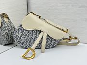 Fortok Dior Saddle bag Oblique White 24 x 20 x 7cm - 1
