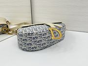 Fortok Dior Saddle bag Oblique White 24 x 20 x 7cm - 6