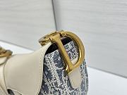Fortok Dior Saddle bag Oblique White 24 x 20 x 7cm - 3
