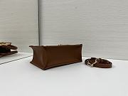 Fortok Dior Small Dior Book Tote Beige Cannage Raffia 21.5*13*7.5cm - 6