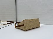 Fortok Dior Diorstar Hobo Bag with Chain Beige Cannage Raffia 28.5 x 14.5 x 10cm - 5