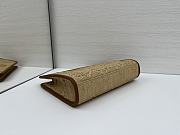 Fortok Dior 30 Montaigne Dea Pouch Natural Cannage Raffia 26×19.5×7cm - 6