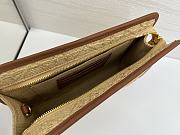 Fortok Dior 30 Montaigne Dea Pouch Natural Cannage Raffia 26×19.5×7cm - 2