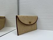 Fortok Dior 30 Montaigne Avenue Pouch Rafia 30x18.2x2cm - 5