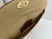 Fortok Dior 30 Montaigne Avenue Pouch Rafia 30x18.2x2cm - 4
