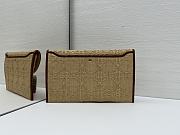 Fortok Dior 30 Montaigne Avenue Pouch Rafia 30x18.2x2cm - 2
