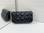 Fortok Mini My Dior Bag Black Patent Cannage Calfskin 18.5 x 10 x 4 cm - 3