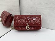 Fortok Mini My Dior Bag Red Patent Cannage Calfskin 18.5 x 10 x 4 cm - 1