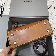 Fortok Balenciaga Rodeo Mini Handbag Brown 22.8×9.9×8.3cm - 3