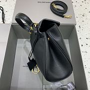 Fortok Balenciaga Rodeo Mini Handbag Black Gold Hardware 22.8×9.9×8.3cm  - 4
