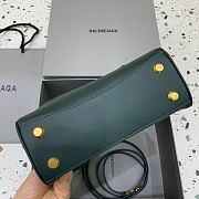 Fortok Balenciaga Rodeo Mini Handbag Deep Green Gold Hardware 22.8×9.9×8.3cm - 4