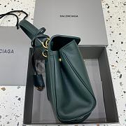 Fortok Balenciaga Rodeo Mini Handbag Deep Green Gold Hardware 22.8×9.9×8.3cm - 3