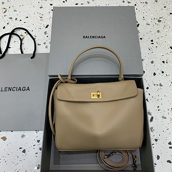 Fortok Balenciaga Rodeo Mini Handbag Dark Beige 22.8×9.9×8.3cm
