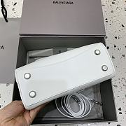 Fortok Balenciaga Rodeo Mini Handbag White 22.8×9.9×8.3cm - 5