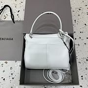 Fortok Balenciaga Rodeo Mini Handbag White 22.8×9.9×8.3cm - 3