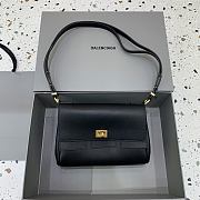 Fortok Balenciaga Bel Air Xs Flap Bag in Black 23x5.5x18cm - 1