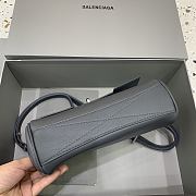 Fortok Balenciaga Bel Air Xs Flap Bag in Black Silver Hardware 23x5.5x18cm - 5