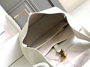 Fortok YSL Saint Laurent LE 5 À 7 hobo in grained leather White 30 X 31 X 13cm - 6