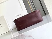 Fortok YSL Saint Laurent LE 5 À 7 hobo in grained leather Rouge 30 X 31 X 13cm - 6