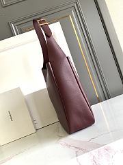 Fortok YSL Saint Laurent LE 5 À 7 hobo in grained leather Rouge 30 X 31 X 13cm - 5