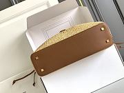 Fortok YSL Saint Laurent Jamie Shopping Tote Bag Raffia 35 X 35 X 10cm - 2