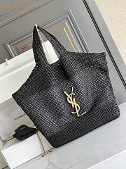 Fortok YSL Saint Laurent Icare In Quilted Lambskin Black 37–55 X 43 X 5cm - 1
