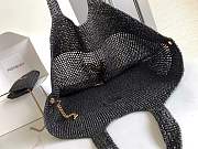 Fortok YSL Saint Laurent Icare In Quilted Lambskin Black 37–55 X 43 X 5cm - 5