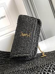 Fortok YSL Saint Laurent Icare In Quilted Lambskin Black 37–55 X 43 X 5cm - 2