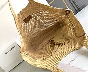Fortok YSL Saint Laurent Icare In Quilted Lambskin Brown 37–55 X 43 X 5cm - 3