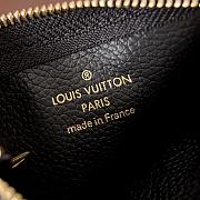 Fortok Louis Vuitton Key Pouch Black 7x1.5x12cm  - 5