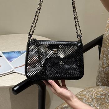 Fortok Chanel Clutch with chain 13 x 20 x 4.5cm  
