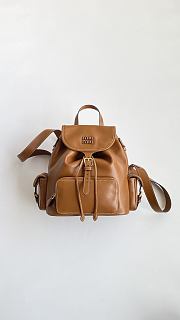 Fortok Miu Miu Leather backpack  29*25*12cm - 1