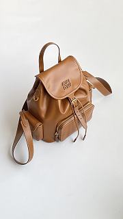 Fortok Miu Miu Leather backpack  29*25*12cm - 6