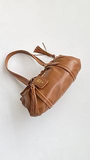 Fortok Miu Miu Joie Mini Leather Brown 32*16*10.5cm - 6