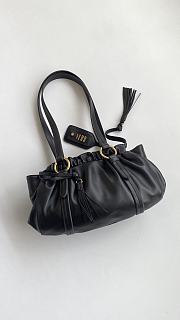 Fortok Miu Miu Joie Mini Leather Black 32*16*10.5cm - 6