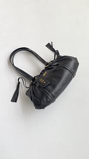 Fortok Miu Miu Joie Mini Leather Black 32*16*10.5cm - 2