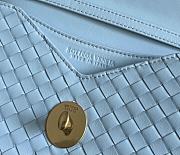Fortok Bottega Veneta Knot Lock Light Blue 25x16x5.5cm - 2