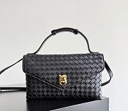 Fortok Bottega Veneta Knot Lock Black 25x16x5.5cm - 1