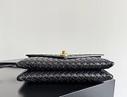 Fortok Bottega Veneta Knot Lock Black 25x16x5.5cm - 2