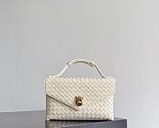 Fortok Bottega Veneta Knot Lock Cream White 25x16x5.5cm - 5