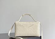 Fortok Bottega Veneta Knot Lock Cream White 25x16x5.5cm - 4