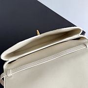 Fortok Bottega Veneta Knot Lock Cream White 25x16x5.5cm - 2