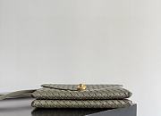 Fortok Bottega Veneta Knot Lock Cream Moss Green 25x16x5.5cm - 6
