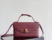 Fortok Bottega Veneta Knot Lock Rouge 25x16x5.5cm - 1