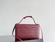 Fortok Bottega Veneta Knot Lock Rouge 25x16x5.5cm - 5