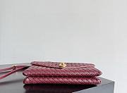 Fortok Bottega Veneta Knot Lock Rouge 25x16x5.5cm - 2
