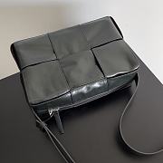 Fortok Bottega Veneta Arco Camera Bag Leather Dark Green 28*18*9cm  - 4